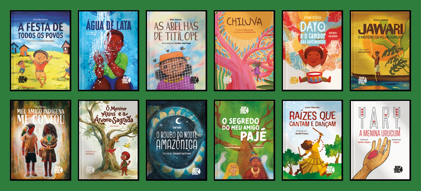 Os 12 livros do selo Brasil de Todos os Povos